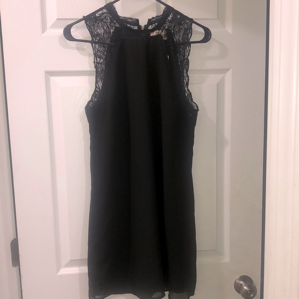 Pins & Needles lace mini black dress